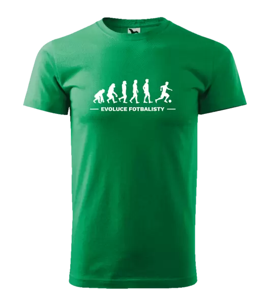 Pánské tričko Evoluce - fotbalista
