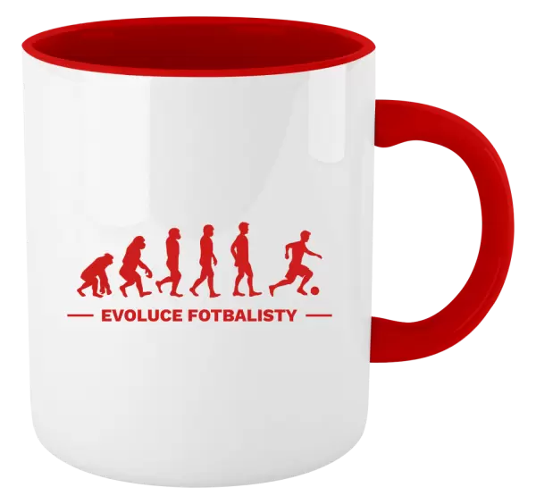 Hrnek Evoluce - fotbalista