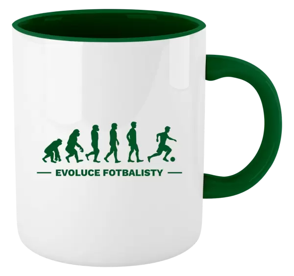 Hrnek Evoluce - fotbalista