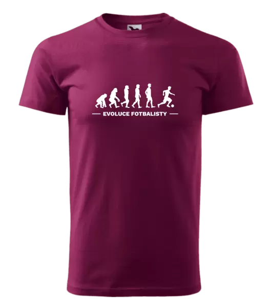 Pánské tričko Evoluce - fotbalista