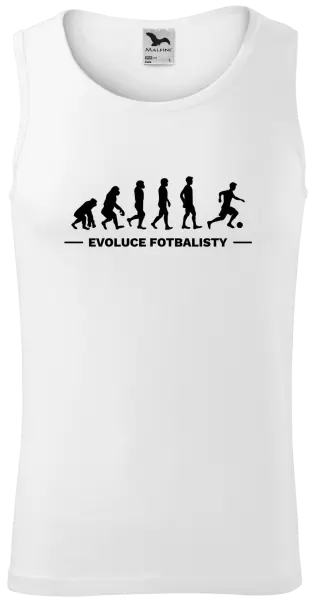 Pánské tílko Evoluce - fotbalista