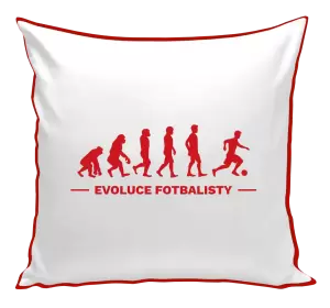 Polštář Evoluce - fotbalista