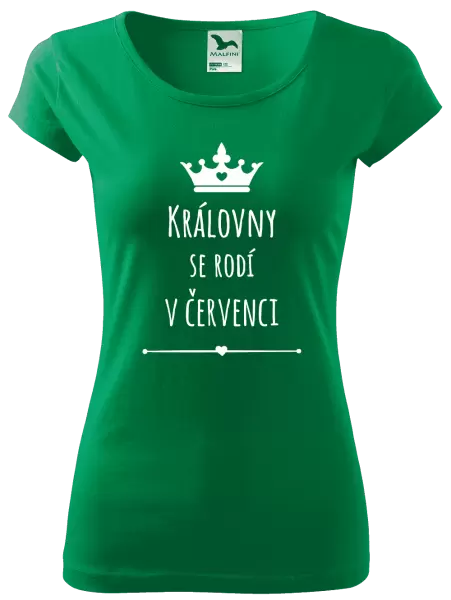 Dámské tričko Královny se rodí v ...