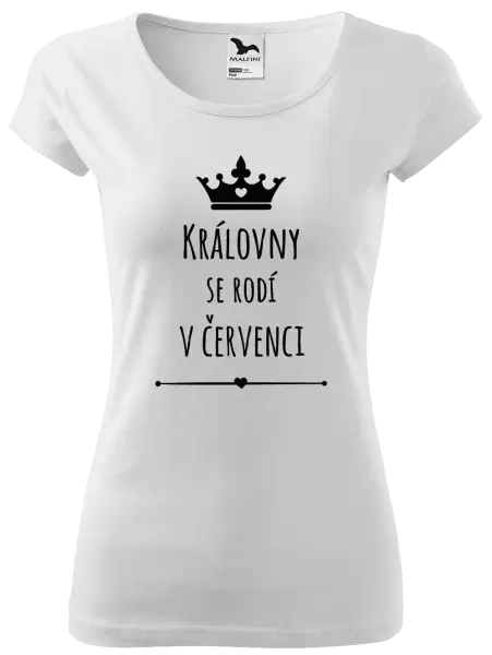 Dámské tričko Královny se rodí v ...