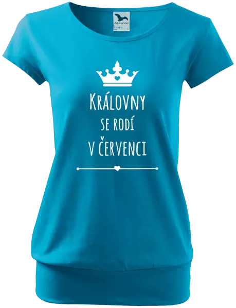 Dámské tričko Královny se rodí v ...