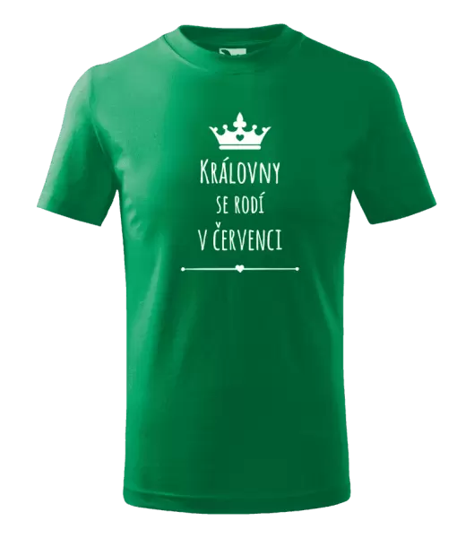 Dětské tričko Královny se rodí v ...
