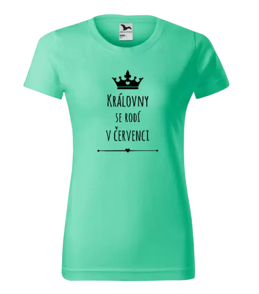 Dámské narozeninové tričko Královny se rodí v ...