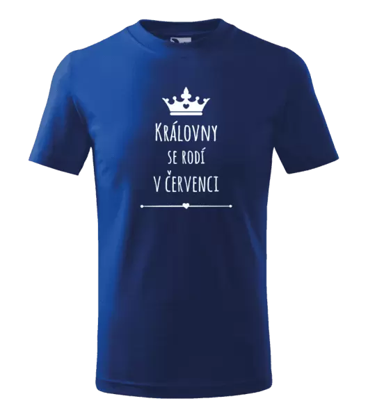 Dětské tričko Královny se rodí v ...