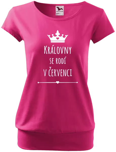 Dámské tričko Královny se rodí v ...