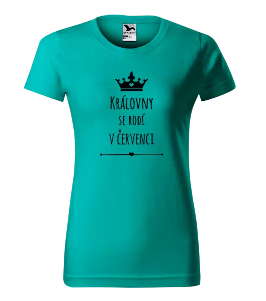 Dámské narozeninové tričko Královny se rodí v ...