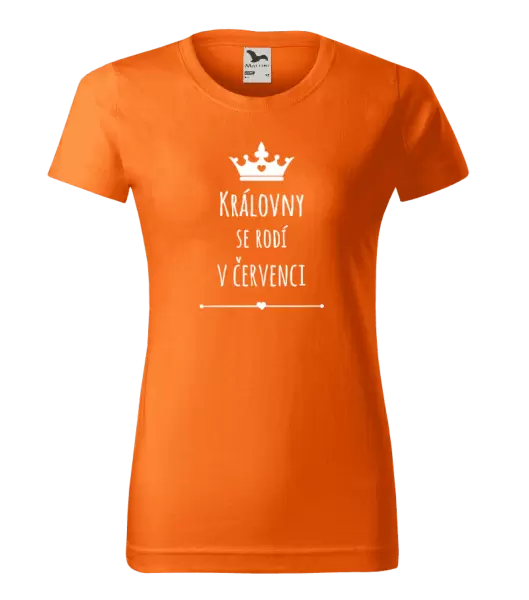 Dámské narozeninové tričko Královny se rodí v ...