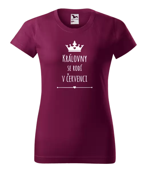 Dámské narozeninové tričko Královny se rodí v ...