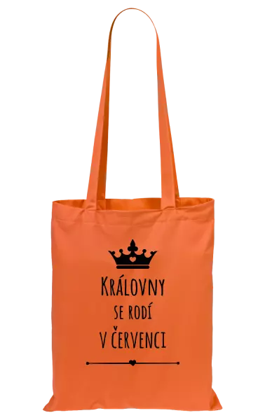 Látková taška Královny se rodí v ... 