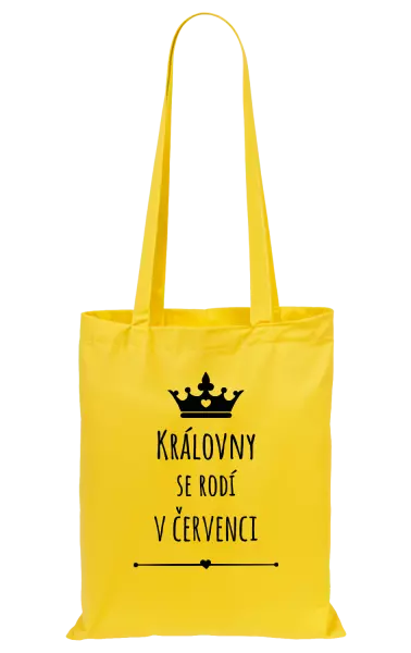 Látková taška Královny se rodí v ... 
