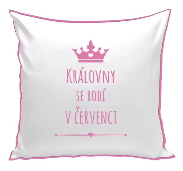 Polštář Královny se rodí v ...
