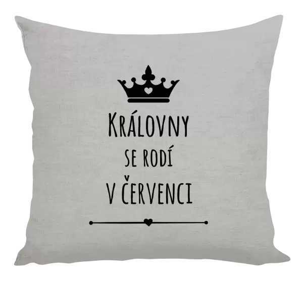 Polštář Královny se rodí v ...