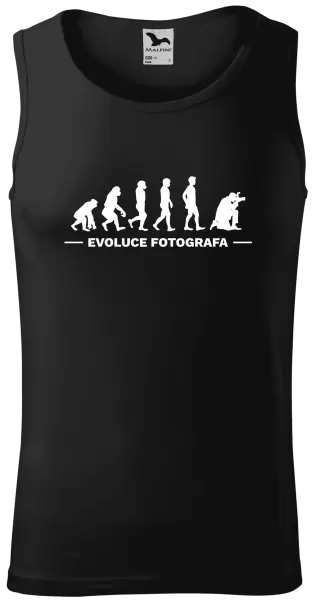 Pánské tílko Evoluce - fotograf