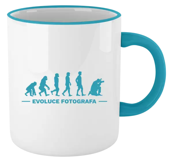Hrnek Evoluce - fotograf