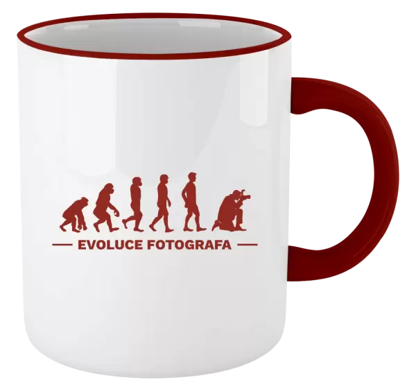Hrnek Evoluce - fotograf