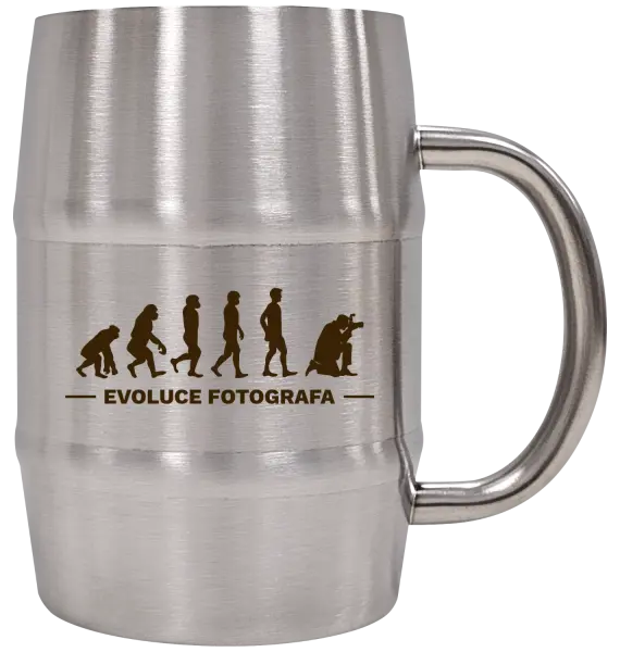 Nerezový chladicí půllitr Evoluce - fotograf