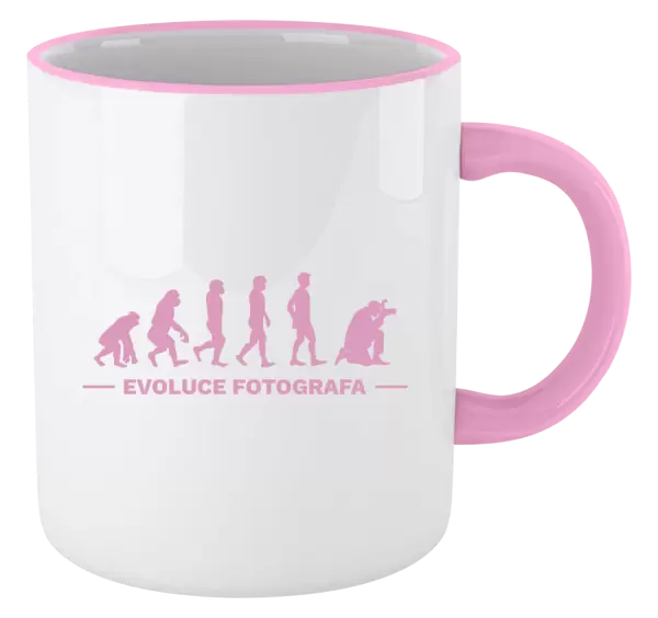 Hrnek Evoluce - fotograf