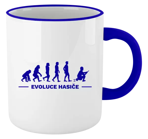 Hrnek Evoluce - hasič