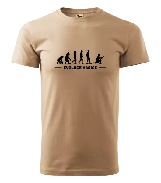 Pánské tričko Evoluce - hasič