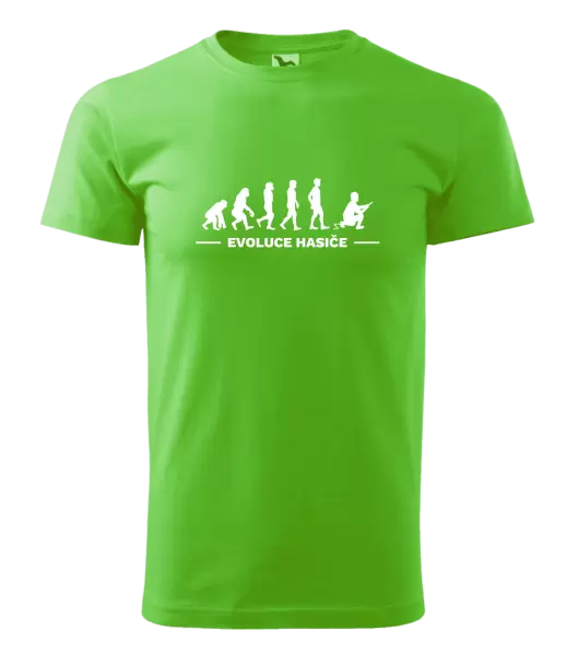 Pánské tričko Evoluce - hasič