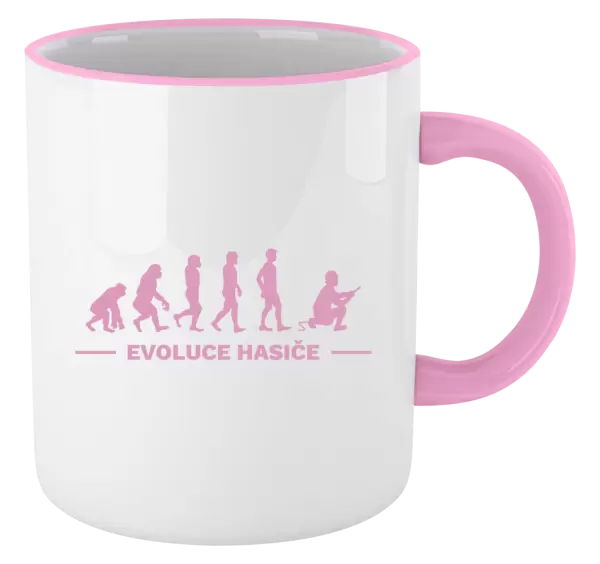 Hrnek Evoluce - hasič