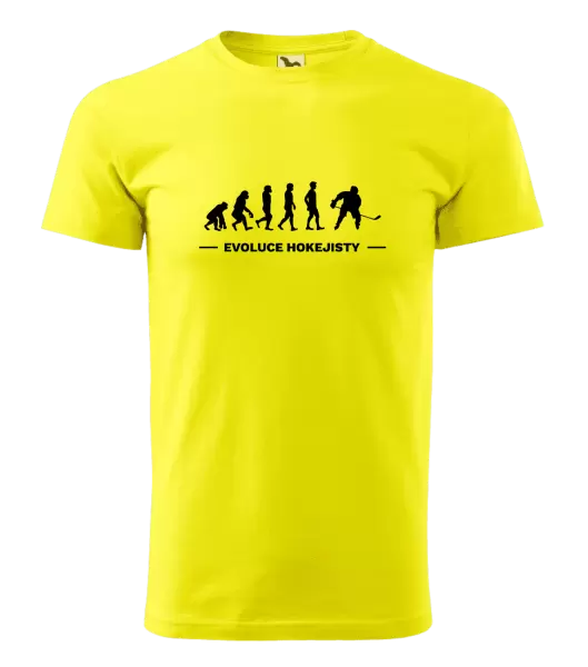 Pánské tričko Evoluce - hokejista