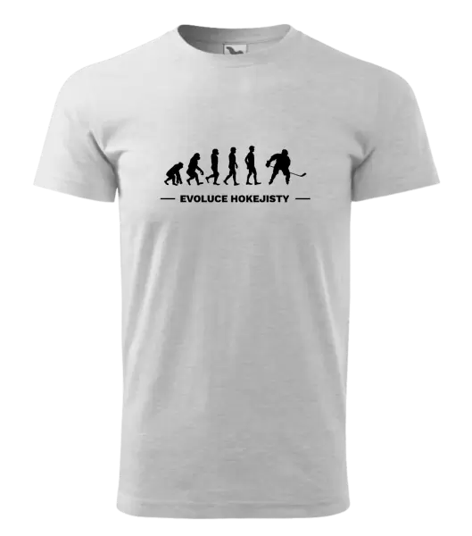 Pánské tričko Evoluce - hokejista