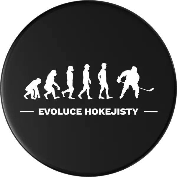 Hokejový puk Evoluce - hokejista