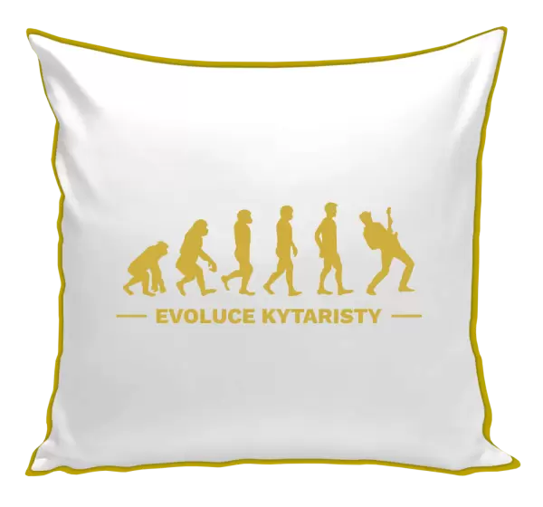 Polštář Evoluce - kytarista