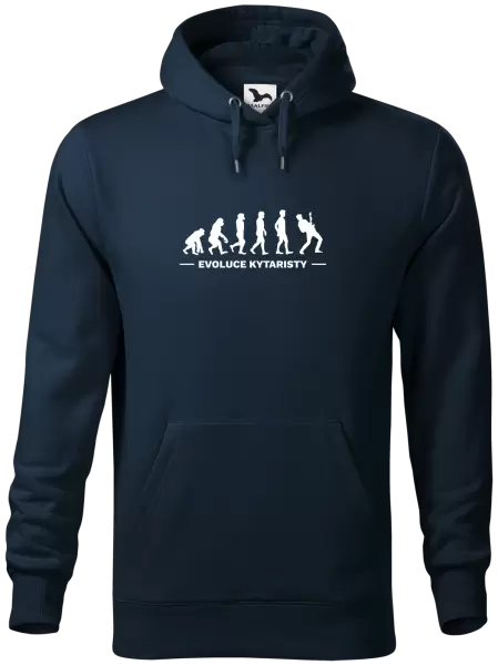 Pánská mikina Evoluce - kytarista