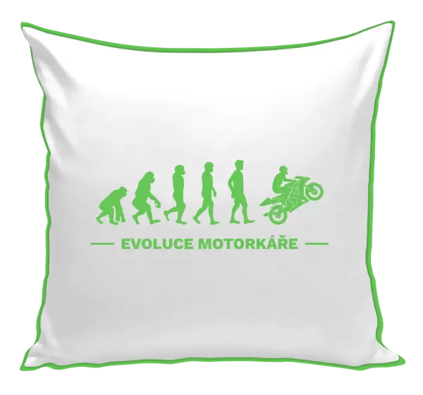 Polštář Evoluce - motorkář