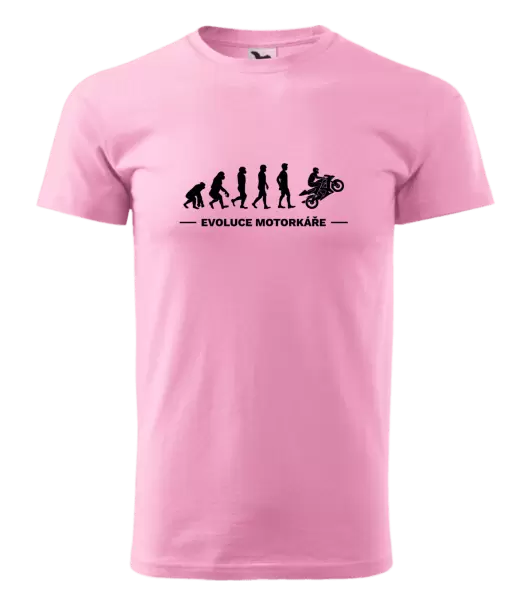 Pánské tričko Evoluce - motorkář