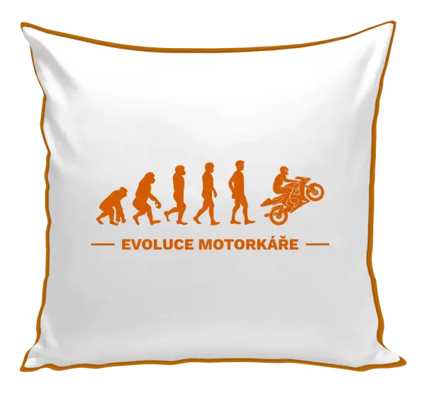 Polštář Evoluce - motorkář