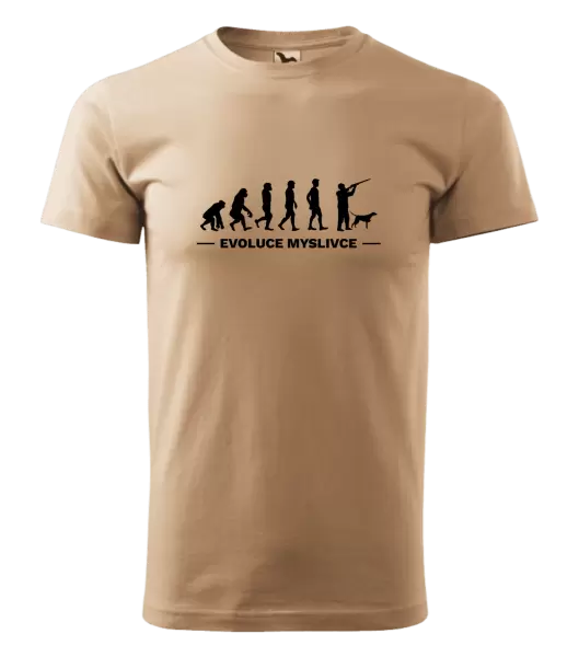 Pánské tričko Evoluce - myslivec