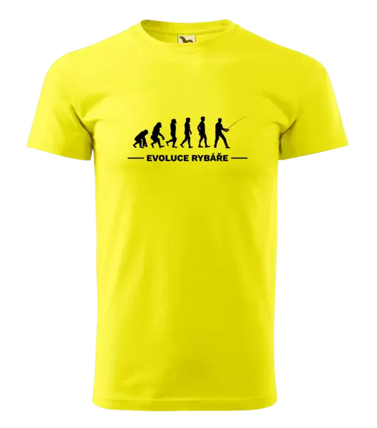 Pánské tričko Evoluce - rybář