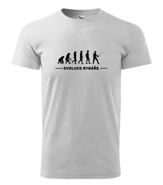 Pánské tričko Evoluce - rybář