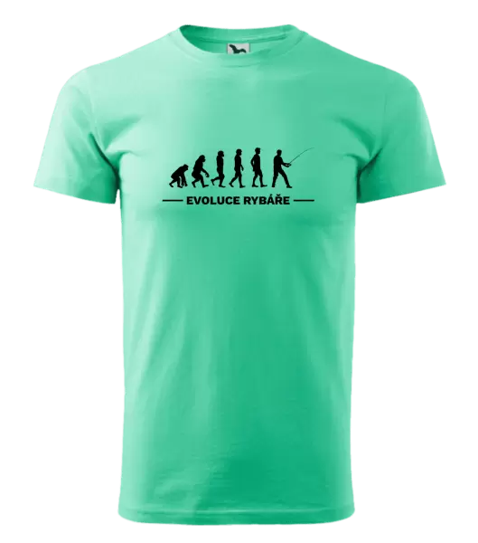 Pánské tričko Evoluce - rybář