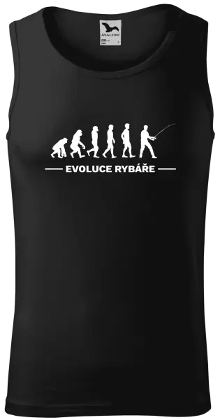 Pánské tílko Evoluce - rybář