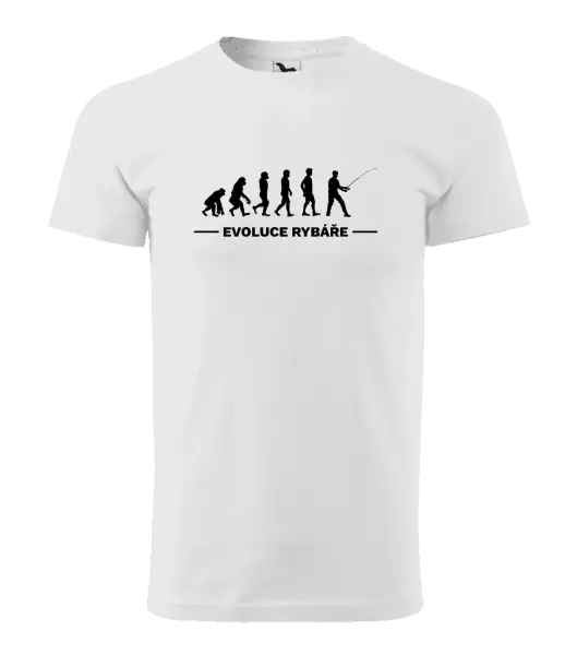 Pánské tričko Evoluce - rybář