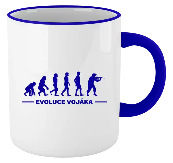 Hrnek Evoluce - voják