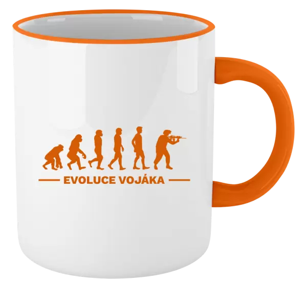 Hrnek Evoluce - voják