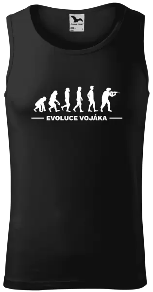 Pánské tílko Evoluce - voják