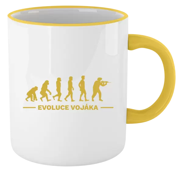 Hrnek Evoluce - voják