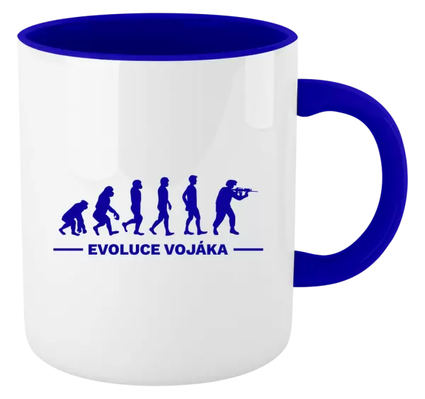 Hrnek Evoluce - voják