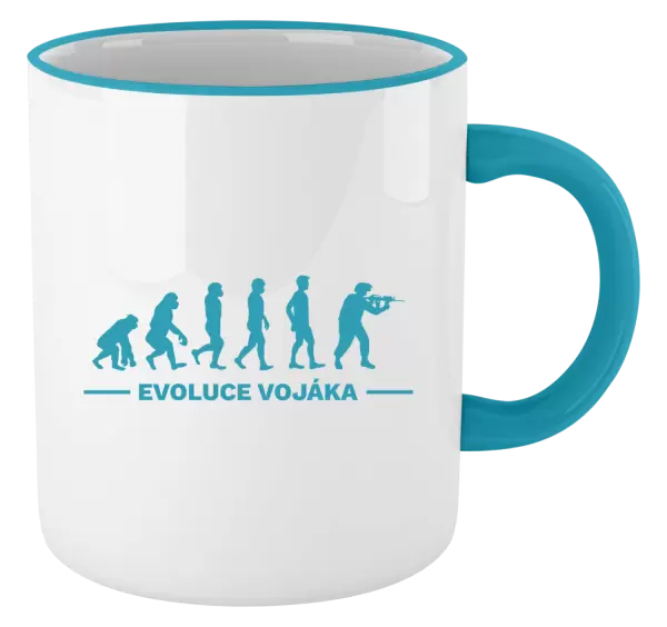 Hrnek Evoluce - voják