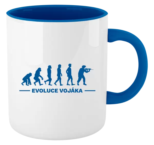 Hrnek Evoluce - voják